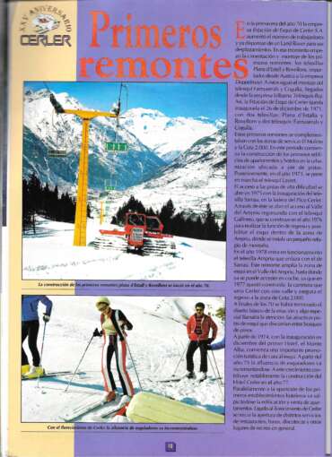 Primeros remontes revista esquí